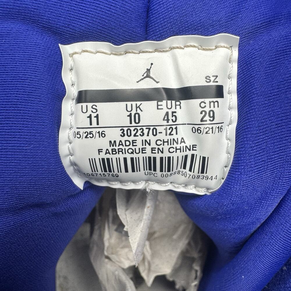 Size 11 - Air Jordan 9 Retro Kobe Blue White Yellow Leather (302370-121) - Picture 9 of 10